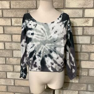 3for$20 crop tie dye sweater junior small